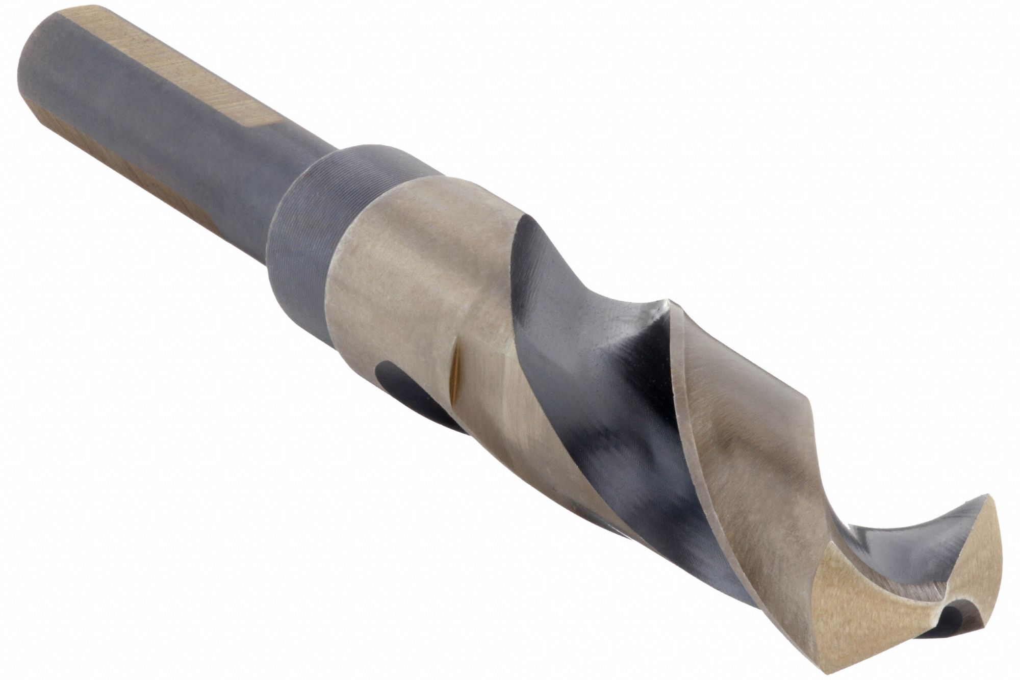 REDUCED SHANK DRILL BIT, 17/32 IN DRILL BIT SIZE, 3⅛ IN FLUTE L, 6 IN L, 118 °