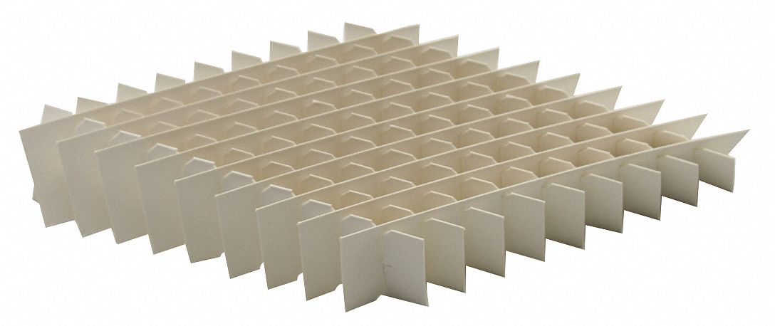 Divider: 5 1/8 in Overall Lg, 5 1/8 in Overall Wd, Cardboard, Pull-Out Wire Handle