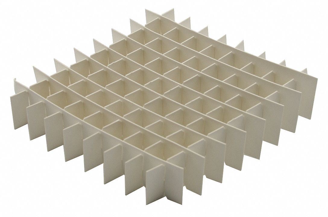 Divider: 5 1/8 in Overall Lg, 5 1/8 in Overall Wd, Cardboard