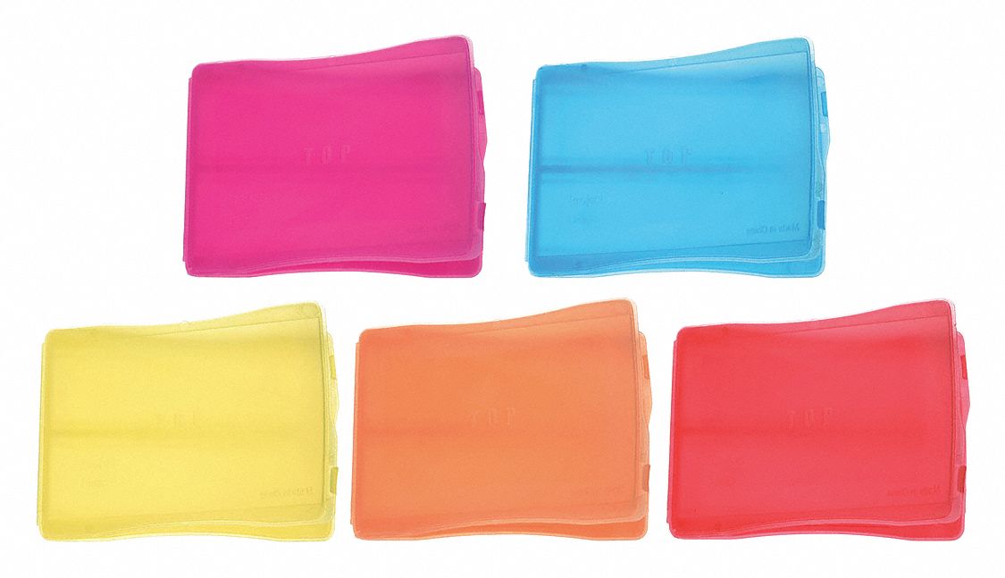 Lab Slide Mailer: Slides Holds Container, 2 Slides, 2 3/4 in Outside Ht, 3 3/4 in Outside Lg