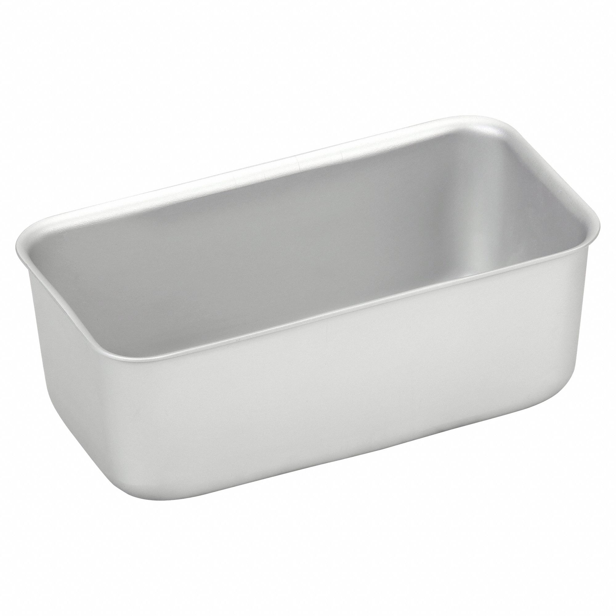 Loaf Pan: Anodized Aluminum, 3 1/4 in Overall Wd, 4 5/8 in Overall Dp, 8 7/8 in Overall Lg