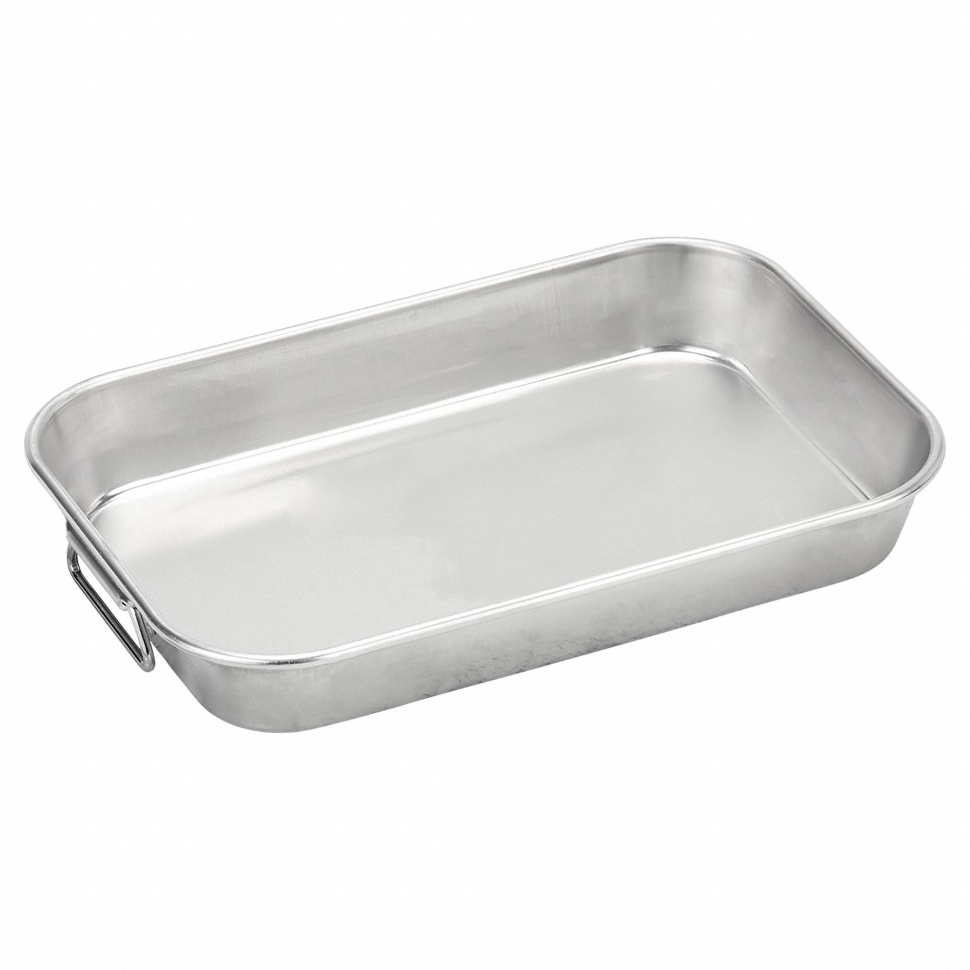 VOLLRATH, Bake and Roast Pan with Drop Handles Pan, Aluminum, Bake