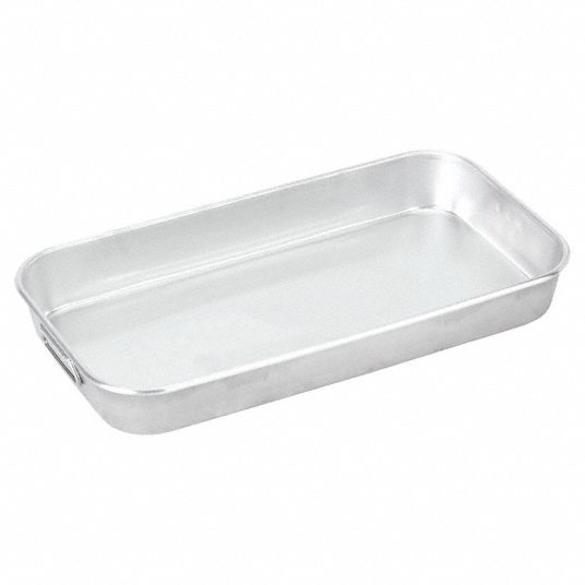 VOLLRATH, Bake and Roast Pan with Drop Handles Pan, Aluminum, Bake