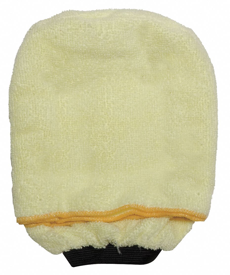 Cleaning Mitt Yellow 8 1/2 in L