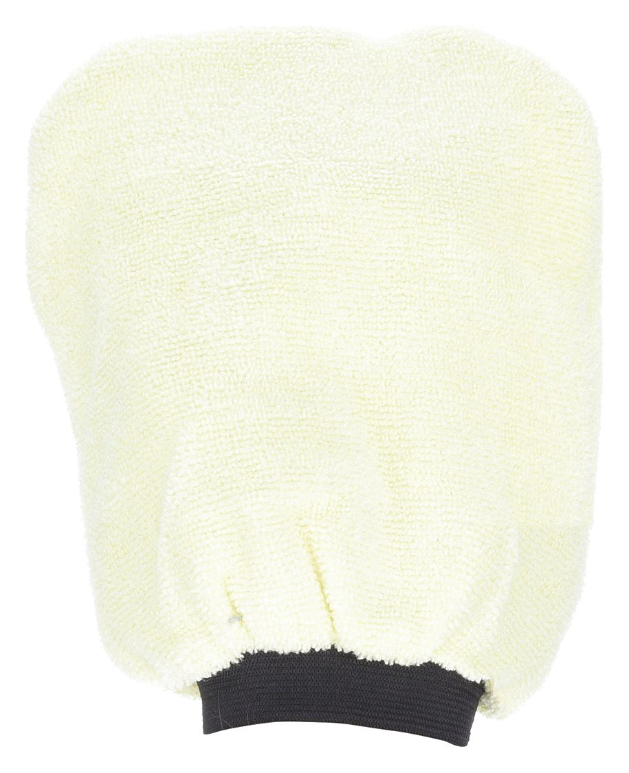 CLEANING MITT, MICROFIBER, YELLOW