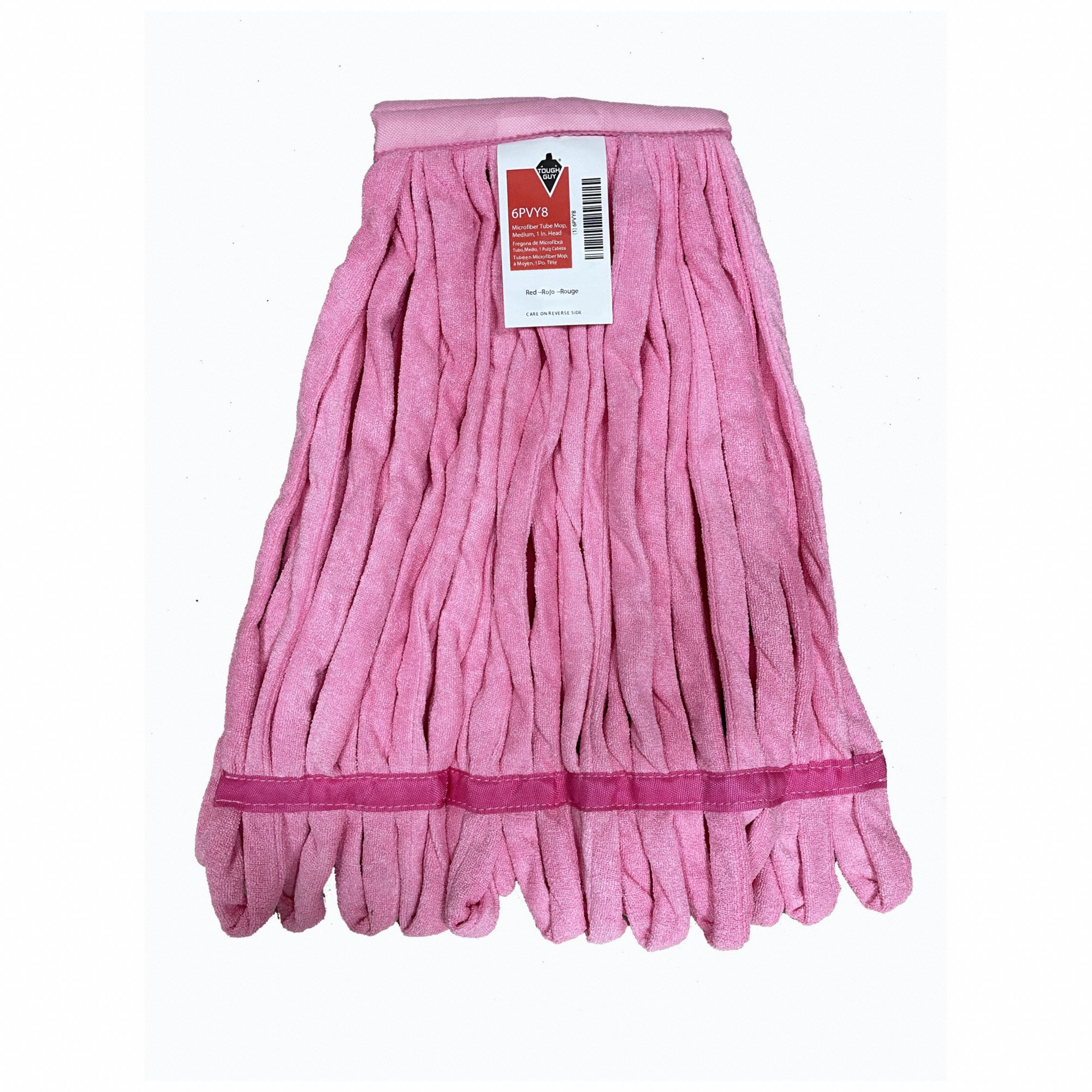 WET MOP,RED,MICROFIBER