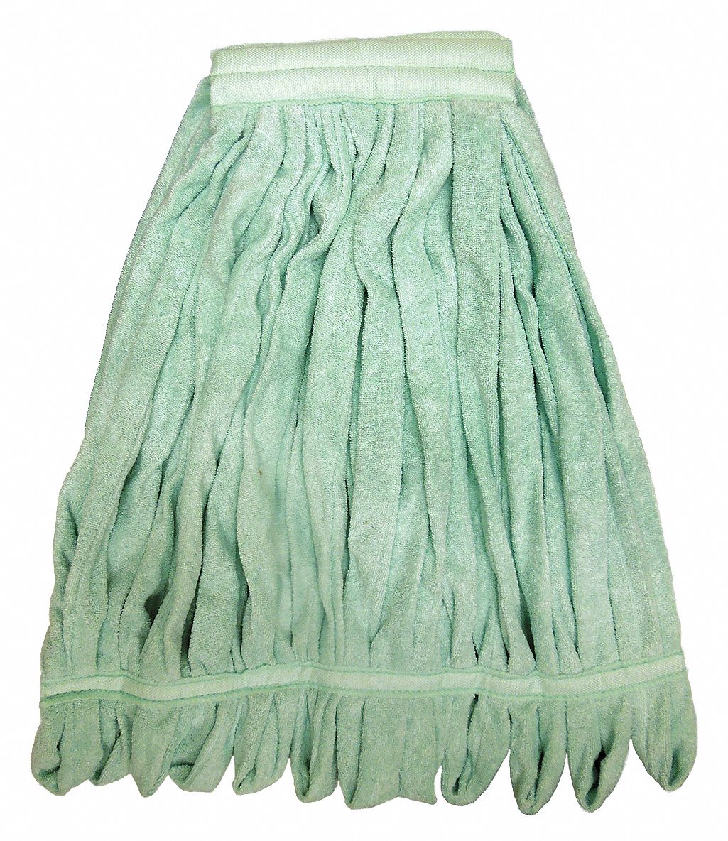 WET MOP,GREEN,MICROFIBER