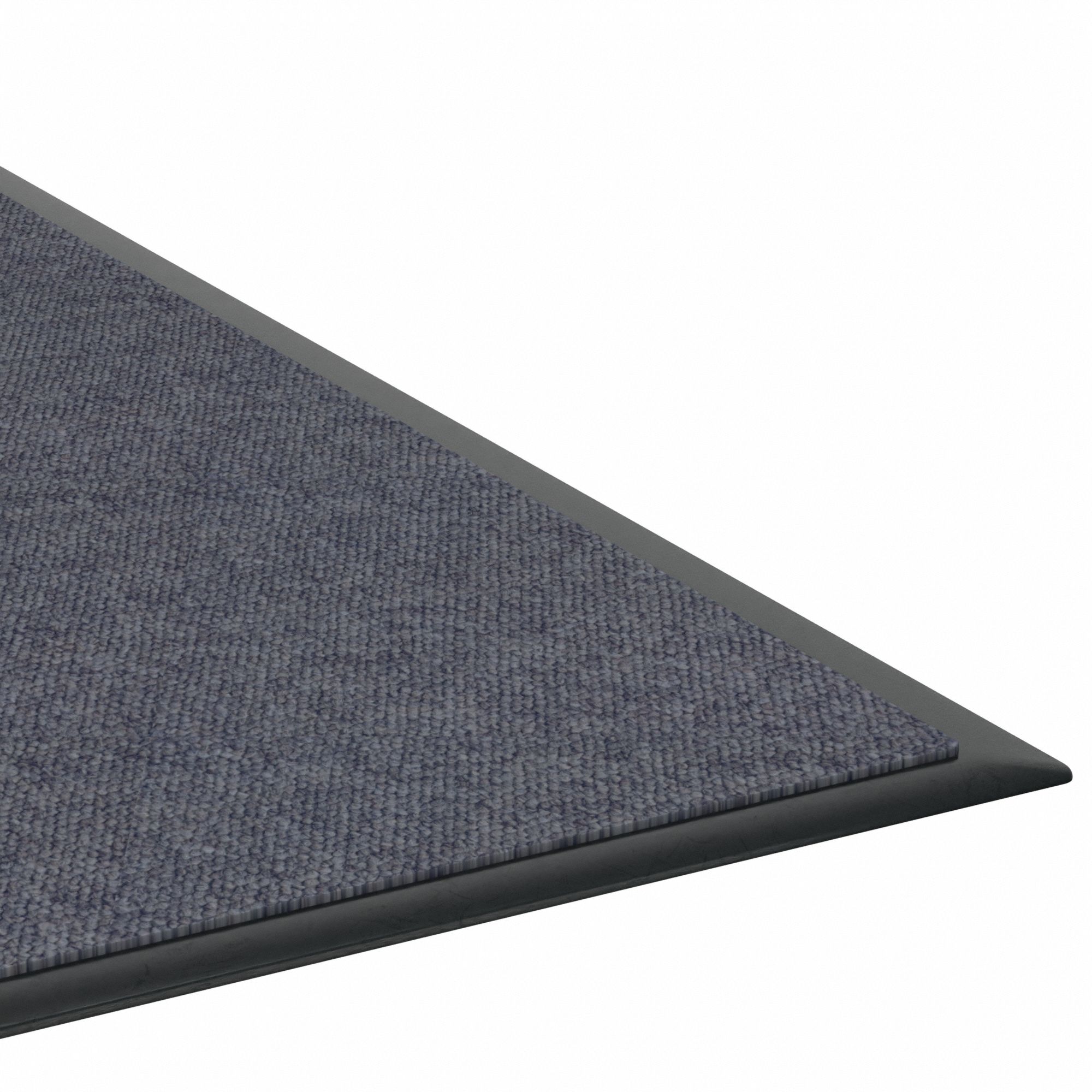 ENTRANCE MAT, CUT PILE, INDOOR, 3 X 5 FT, ¼ IN THICK, OLEFIN/VINYL, FLAT EDGE, BLUE