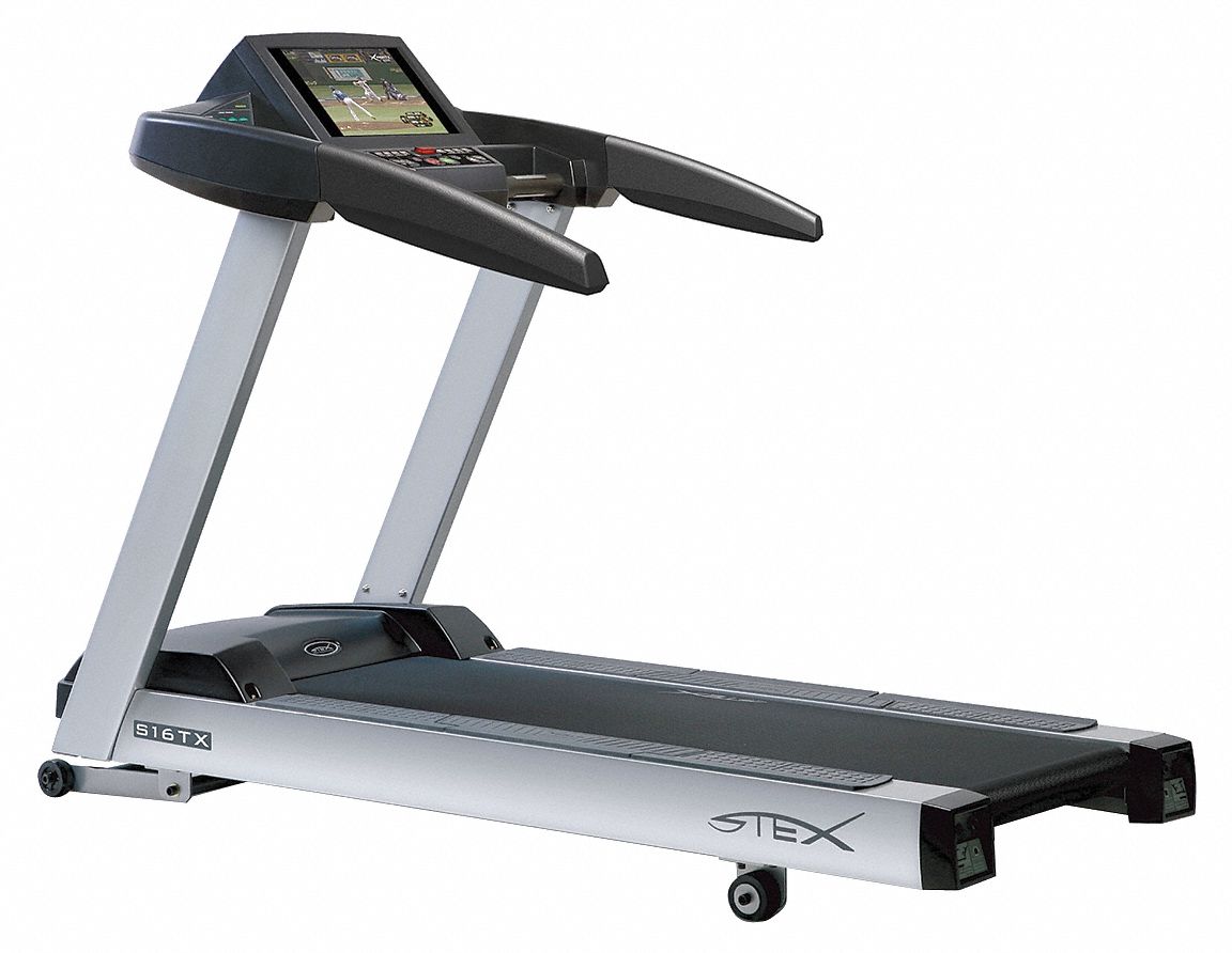 treadmill running surface width