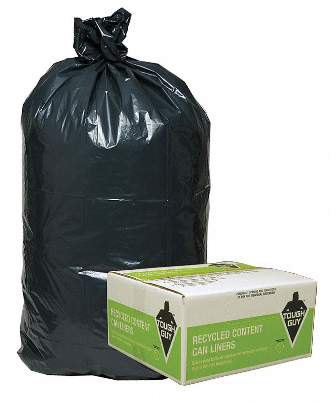 44 gal LLDPE Black Trash Bag PK100 Vacuums gnvanjara Central Vacuum Systems