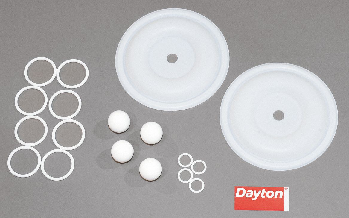 DIAPHRAGM PUMP REPAIR KIT,PTFE,FOR 6PY40