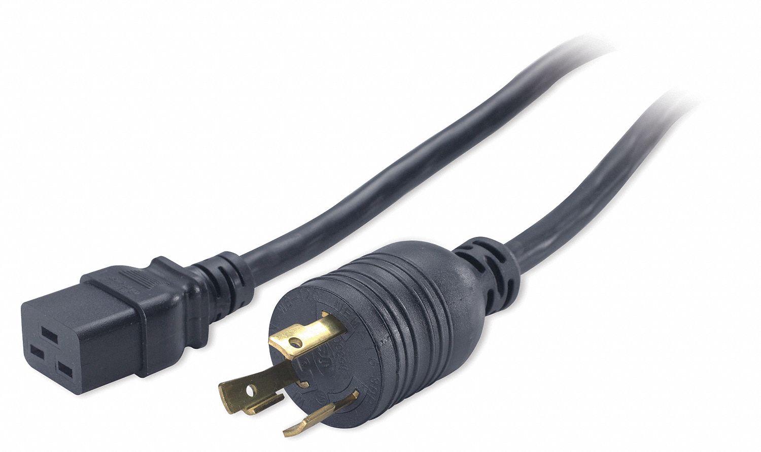 Power Cord,8ft,12/3,24A,SJT,Black