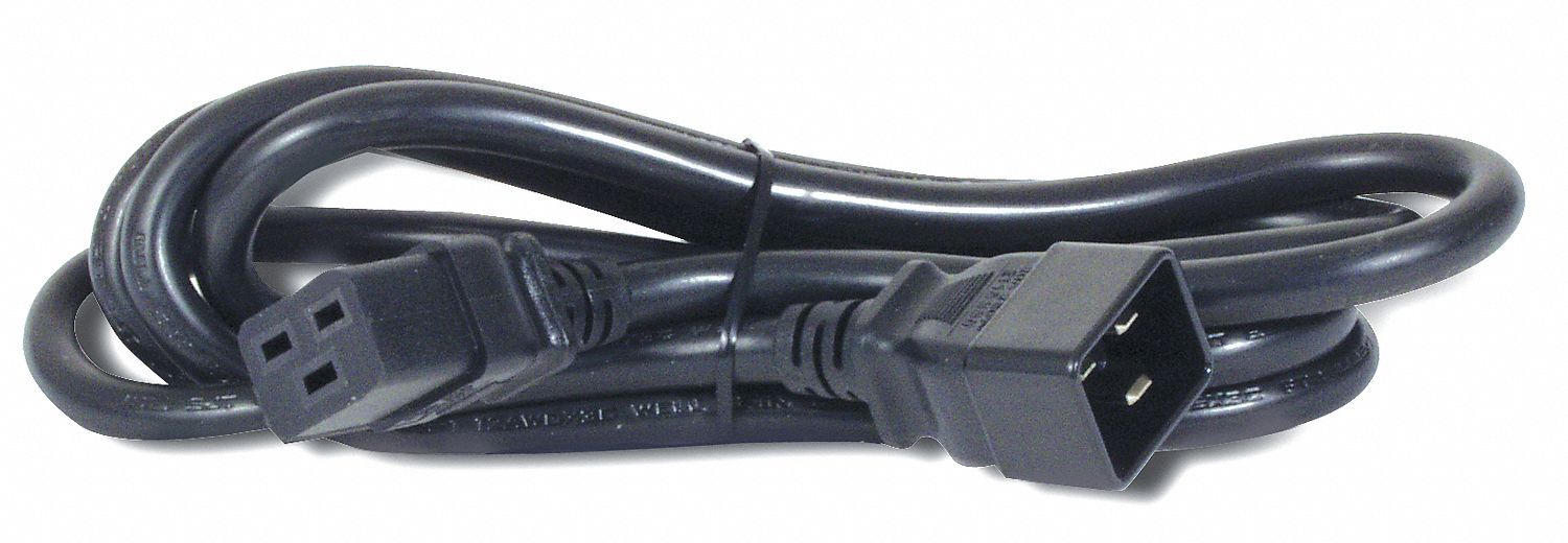 Power Cord,15ft,14/3,16A,H05VV-F,Black