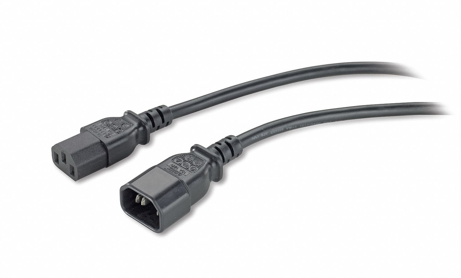 Pwr Cord IEC 320 C14 H05VV-F 8.2 ft 10A
