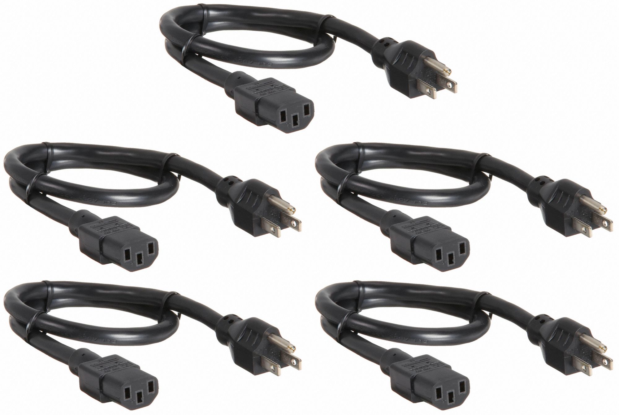 APC BY SCHNEIDER ELECTRIC Power Cord 14 AWG Wire Size, 2 ft Cord Lg