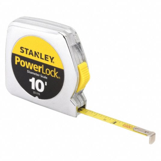 10 ft. Stanley Power Lock Tape Measure 33-115 Diameter Scale (pi scale) –  Lixer Tools