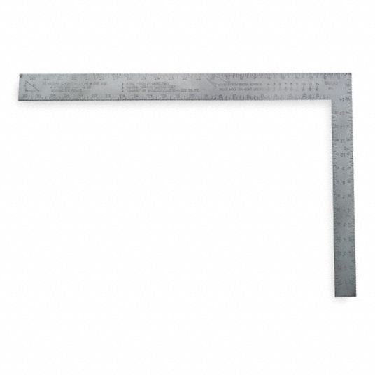 STANLEY Carpenters Square, Alum, 24 x 16 In 6R15545300 Grainger