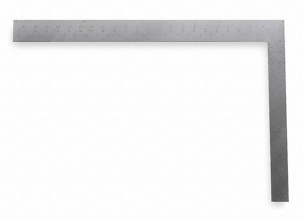 STANLEY Carpenters Square, Steel, 24 x 16 In 6R15745500 Grainger