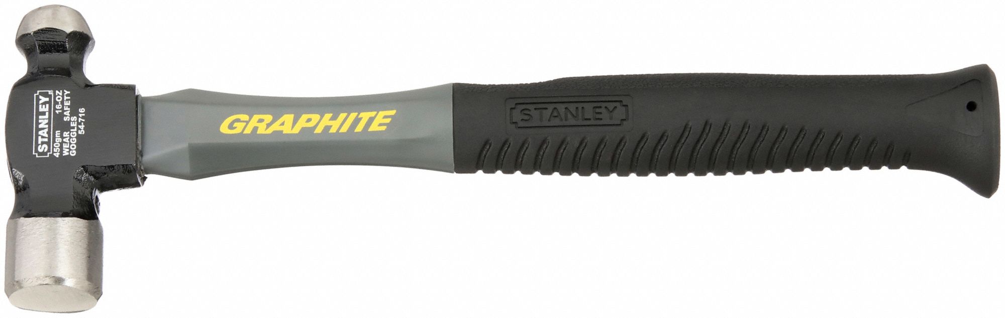 Graphite, Steel, Ball Peen Hammer - 6R285|54-716 - Grainger