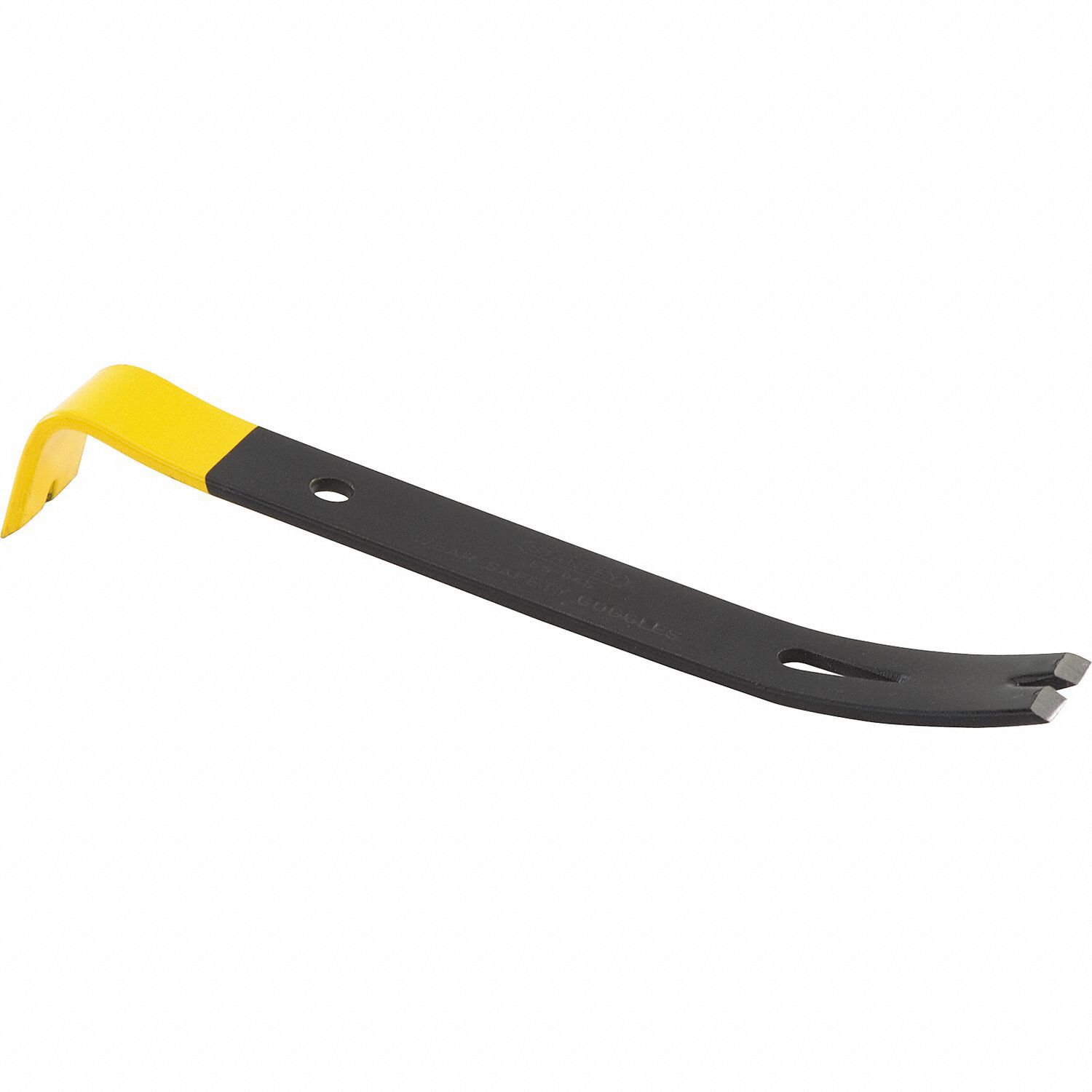 STANLEY Flat Pry Bar: Claw End, 7 in Overall Lg, 7/8 in Bar Wd, 7/8 in ...