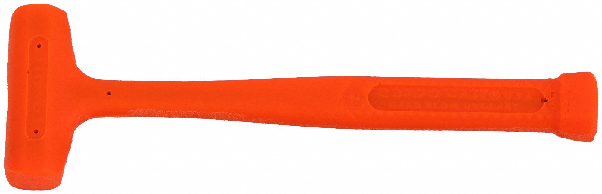 DEAD BLOW HAMMER, STEEL HANDLE, 5 OZ HEAD WT, ⅞ IN HAMMER FACE DIA, 10 IN OVERALL L, NON-SPARKING