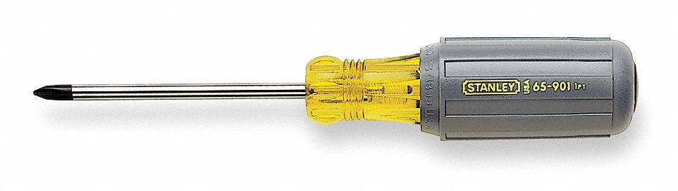 GENERAL PURPOSE PHILLIPS SCREWDRIVER, #2 TIP SIZE, 8 1/2 IN OVERALL L, 4 IN SHANK L
