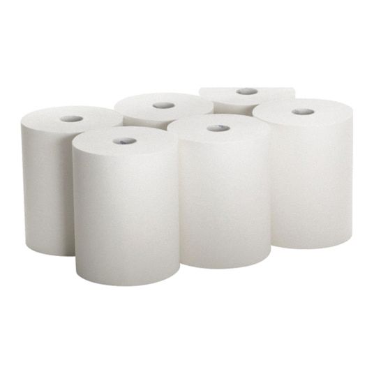 RW Clean White Bamboo Washable Paper Towel Roll - 11 inch x 11 inch - 50 Sheets x 10 Rolls