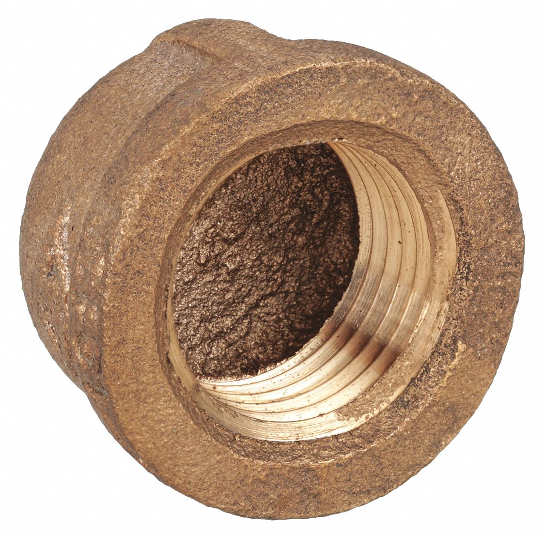 ROUND CAP: RED BRASS, 1¼ IN FITTING PIPE SIZE, FEMALE NPT, CLASS 125, CAP