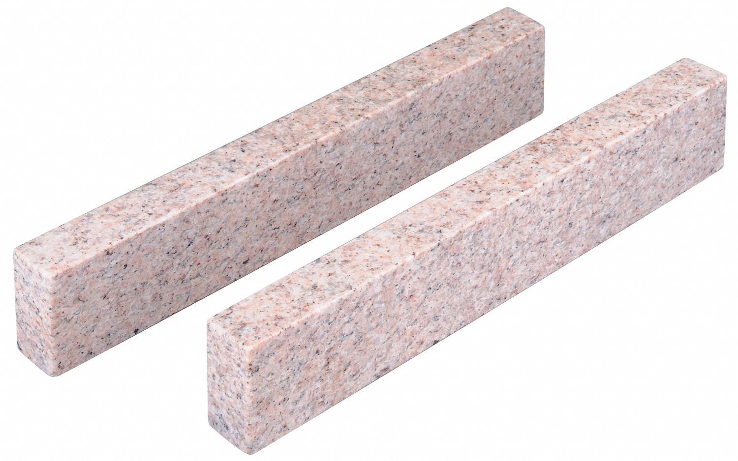 GRANITE PARALLEL, GRADE A, 12 IN X 2 IN X 1 IN, 30MM X 5MM X 25MM, PINK, 1 PR