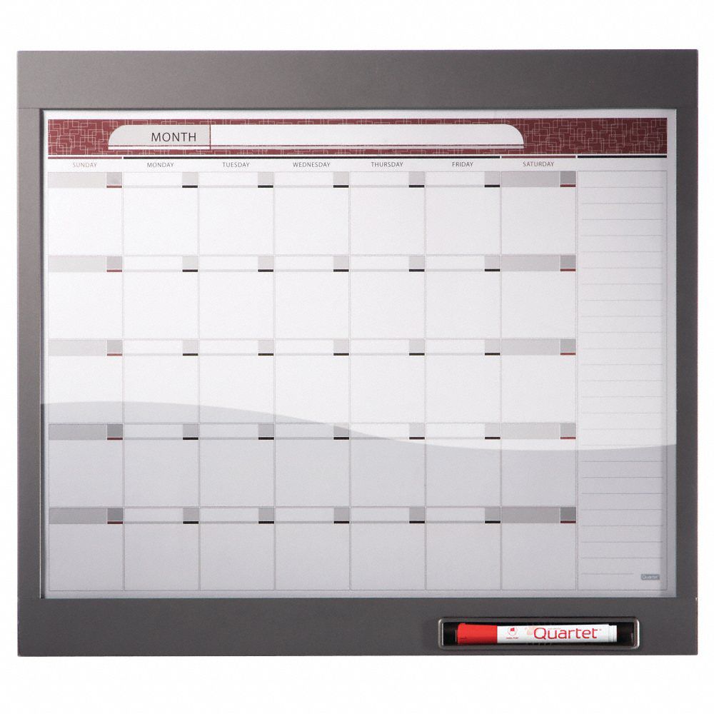 QUARTET Gloss Finish Melamine Dry Erase Board Wall Mounted 20 InH X 