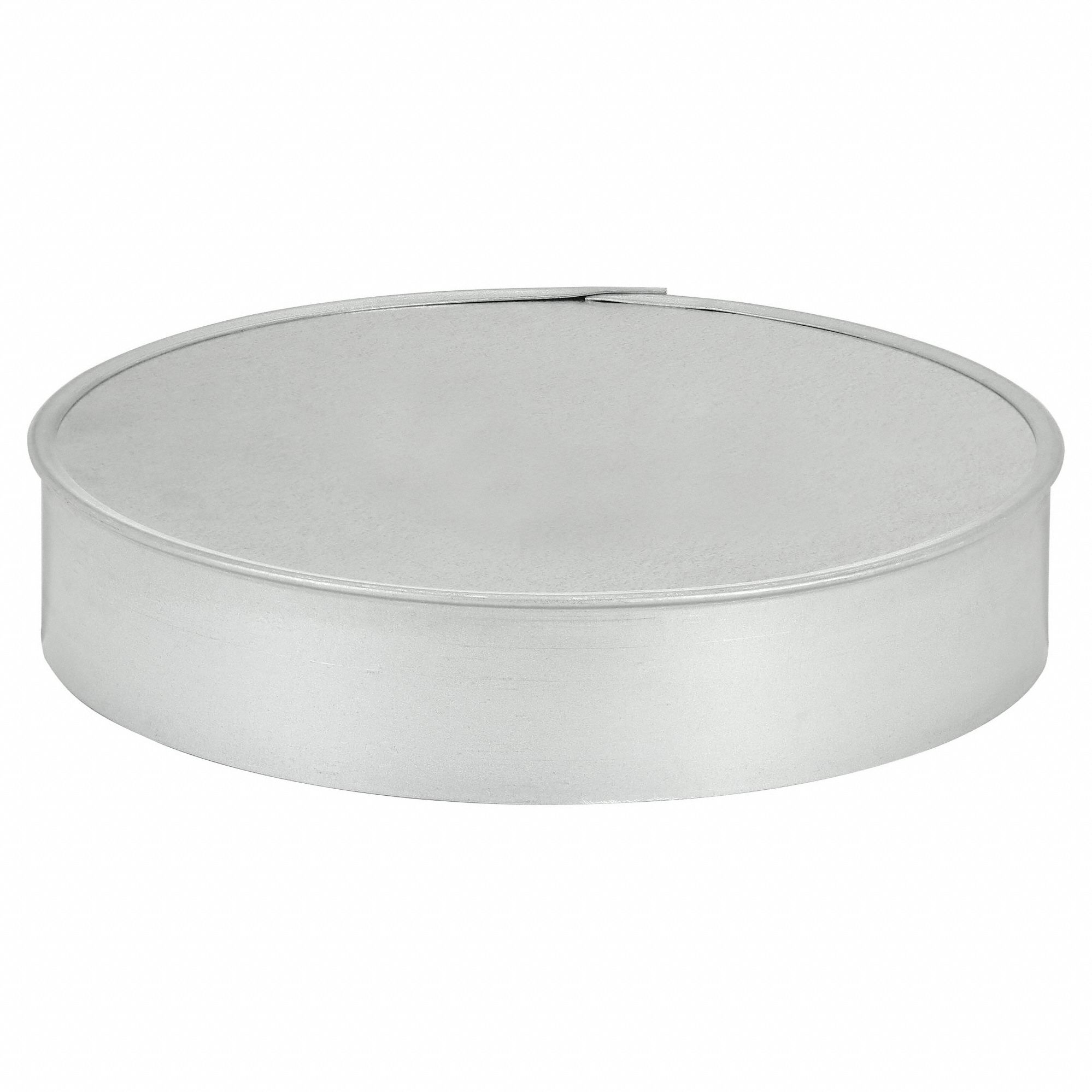 End Cap: Steel, For 9 in Dia, 2 in Lg, 9 in Inlet Dia, 24 ga Material Thick