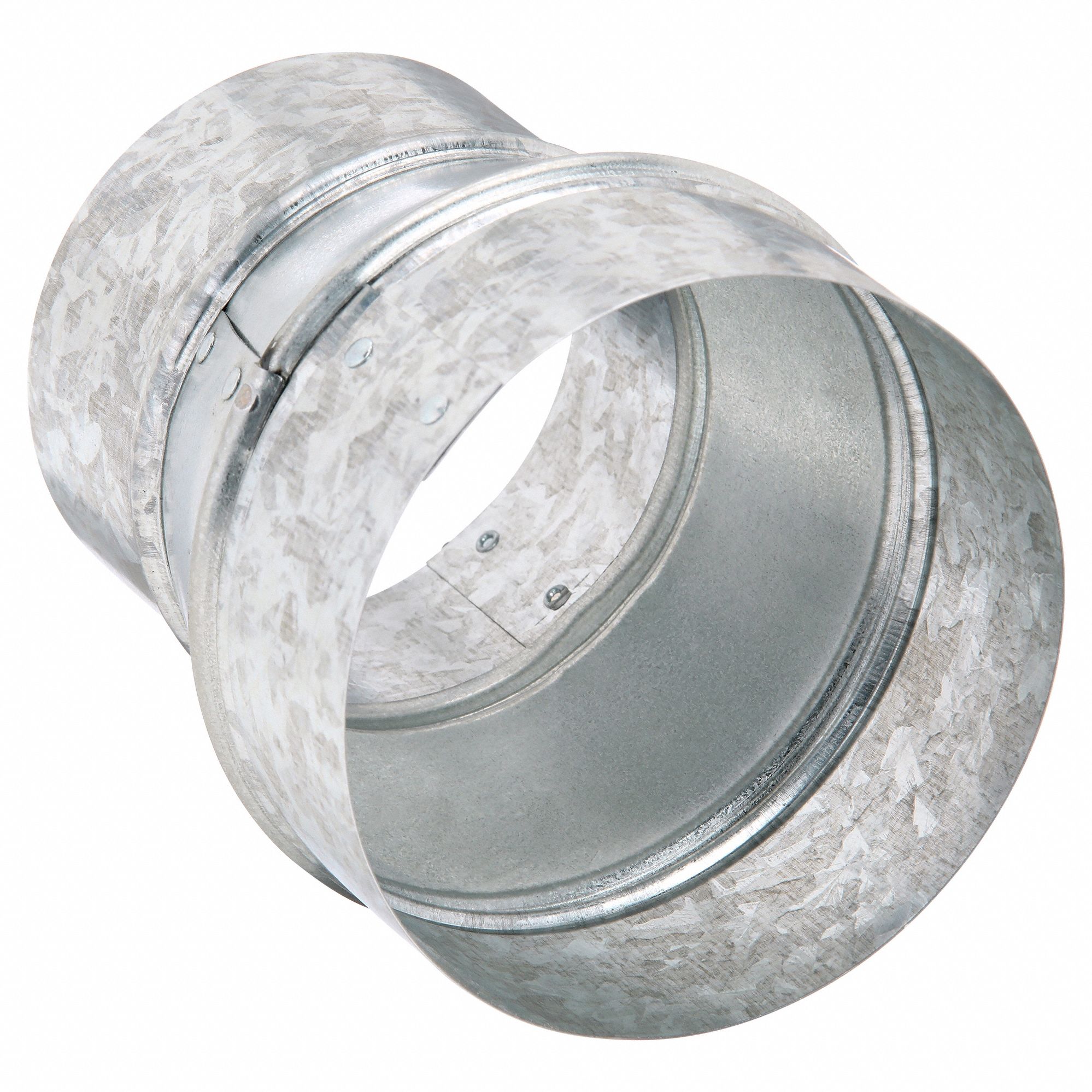 Duct Reducer: Steel, For 5 in Dia, 6 in Lg, 5 in Inlet Dia, 4 in Outlet Dia, 26 ga Material Thick