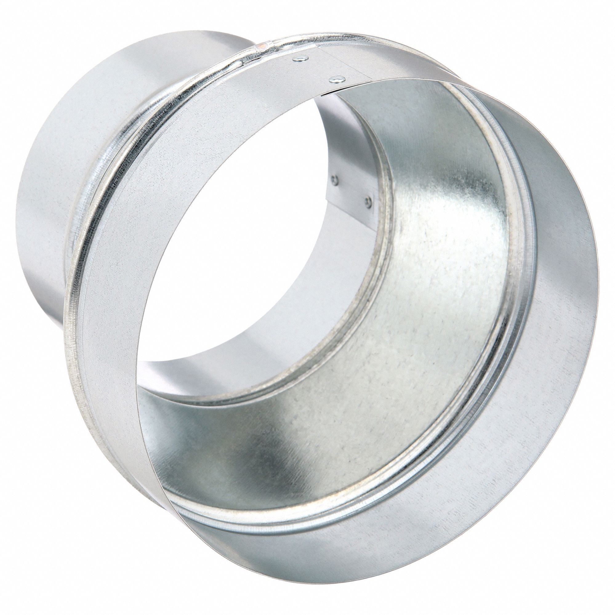 Duct Reducer: Steel, For 7 in Dia, 6 in Lg, 7 in Inlet Dia, 5 in Outlet Dia, 26 ga Material Thick