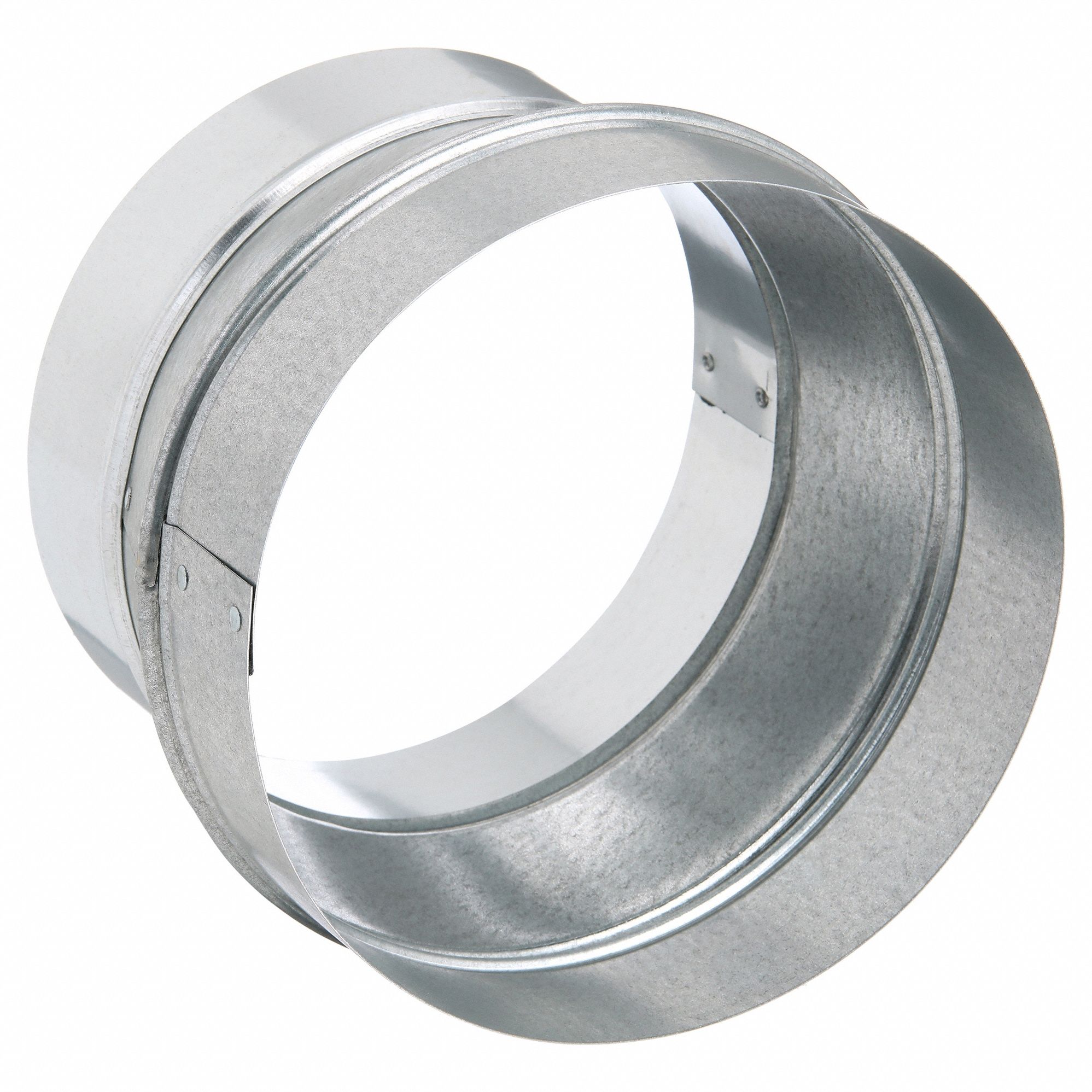 Duct Reducer: Steel, For 8 in Dia, 6 in Lg, 8 in Inlet Dia, 7 in Outlet Dia, 26 ga Material Thick