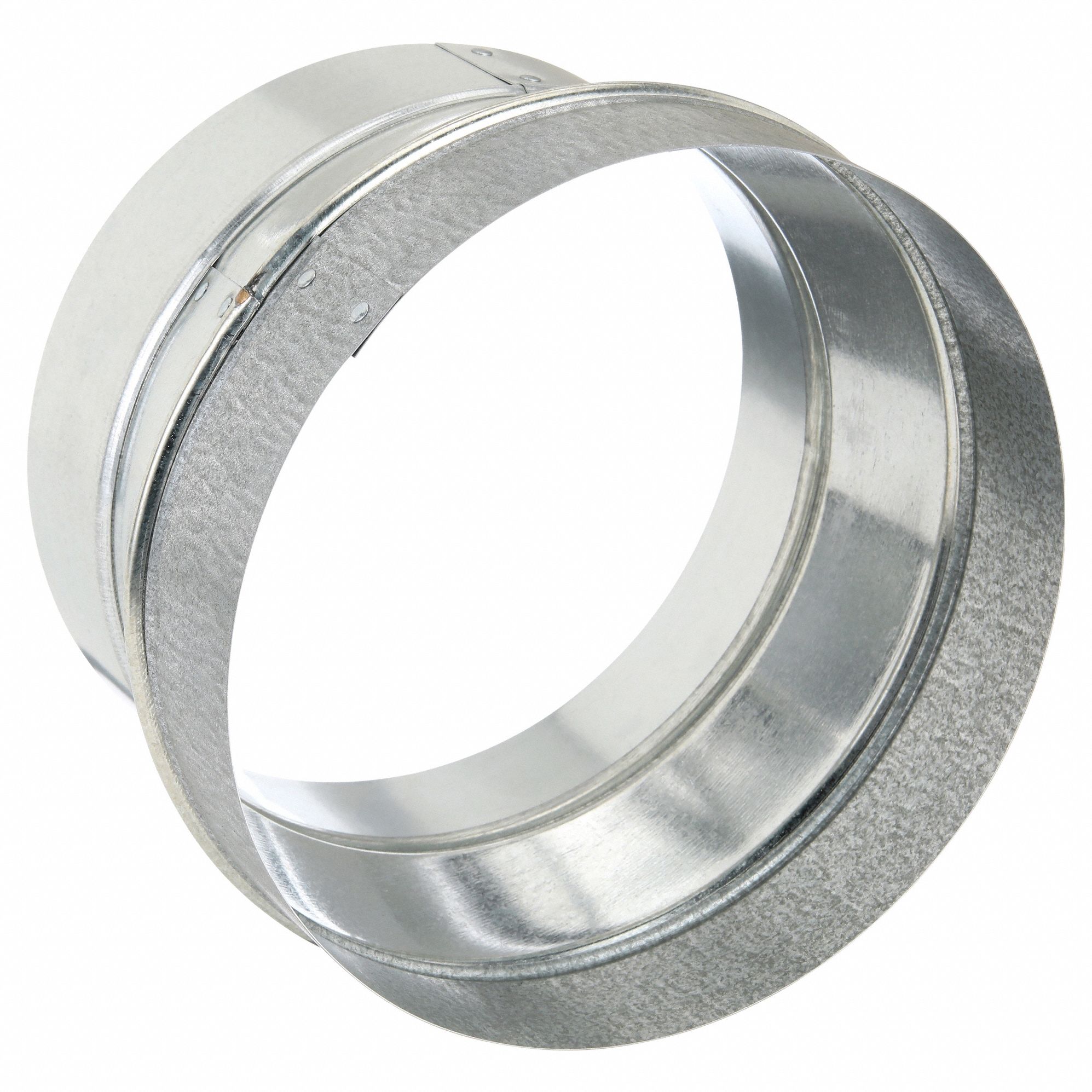 Duct Reducer: Steel, For 9 in Dia, 6 in Lg, 9 in Inlet Dia, 8 in Outlet Dia, 26 ga Material Thick