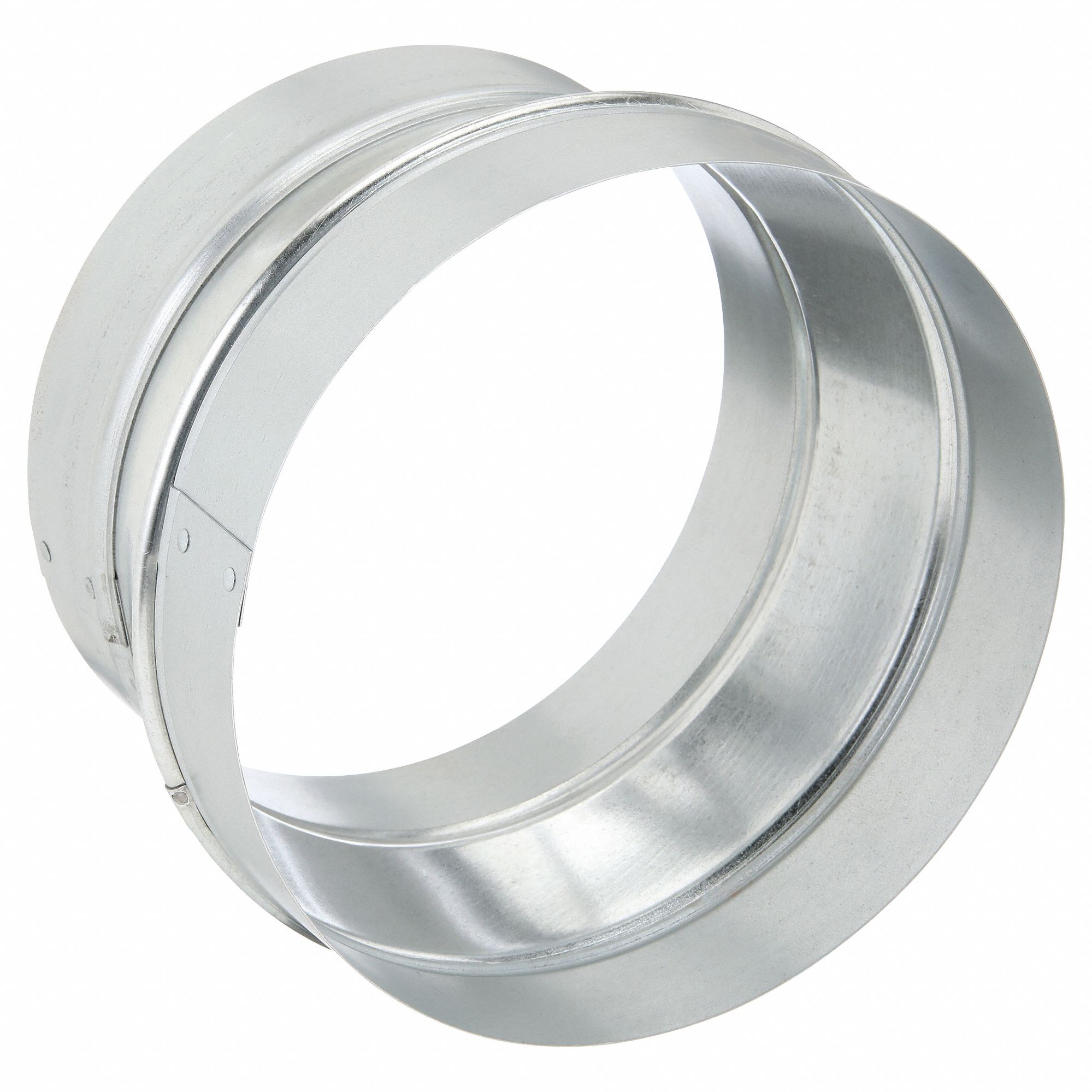 Duct Reducer: Steel, For 9 in Dia, 6 in Lg, 9 in Inlet Dia, 8 in Outlet Dia, 24 ga Material Thick