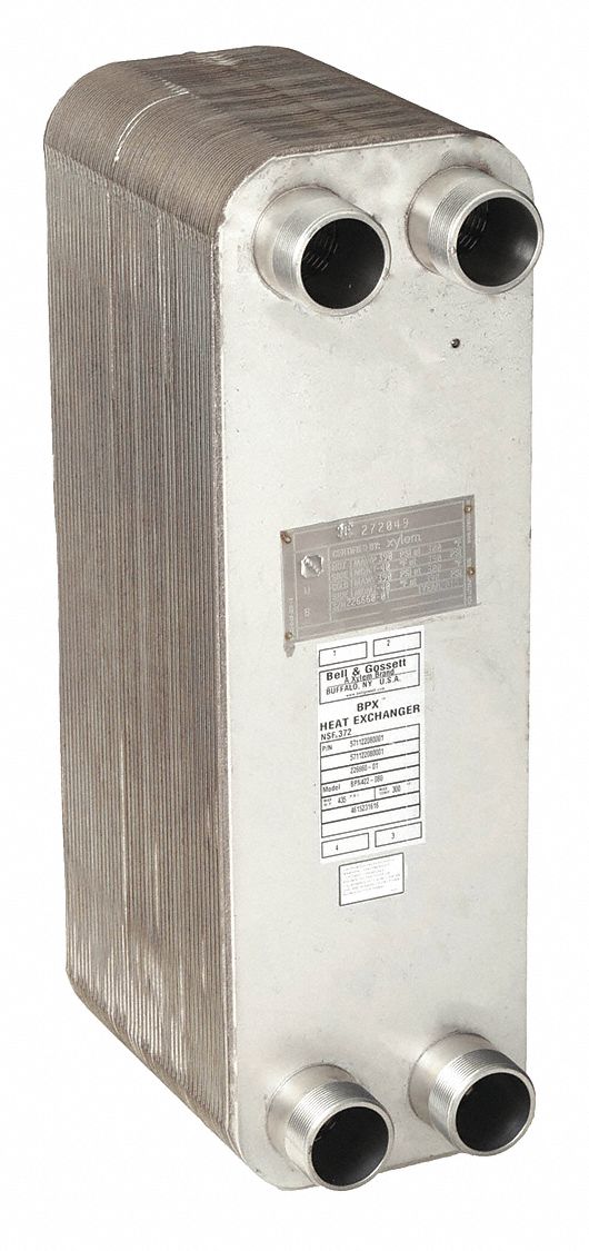 5,900,000 BtuH Water / 509,000 BtuH Oil, 225 gpm, Heat Exchanger