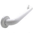 WHITE PAINTED GRAB BAR,12 IN,1-1/2 IN