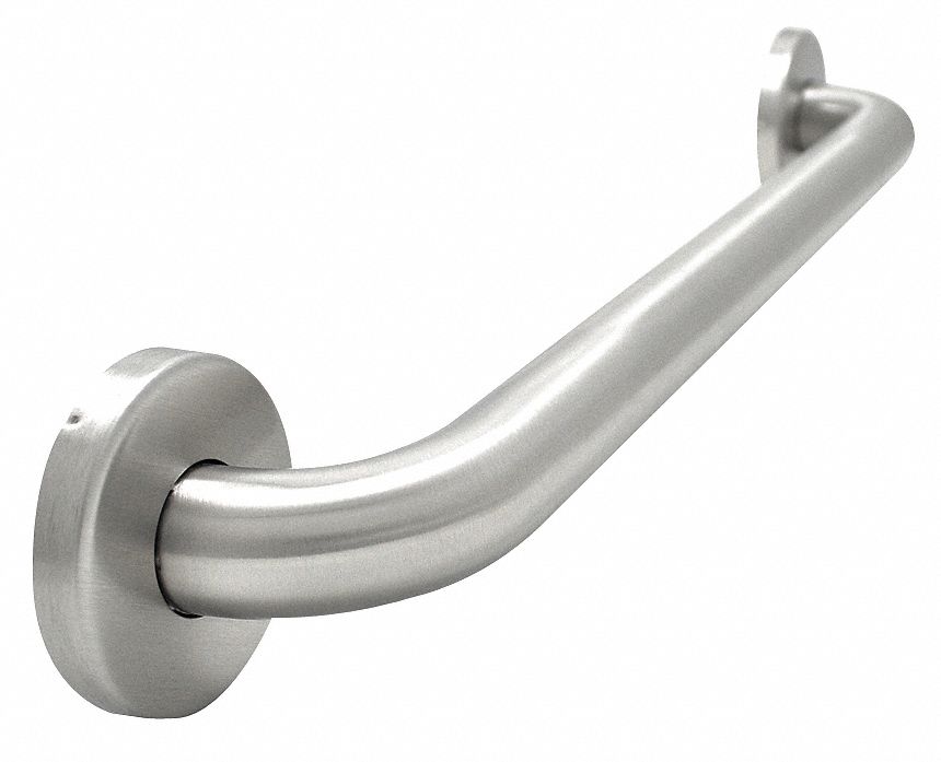 WINGITS Length 42 in, Smooth, Stainless Steel, Grab Bar, Silver 6RGJ7WGB5SS42 Grainger