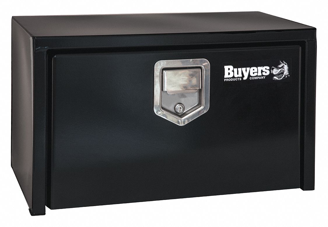 Buyers Products Underbody Truck Box Steel Black Single 6 7 Cu Ft 6rhl0 1702105 Grainger