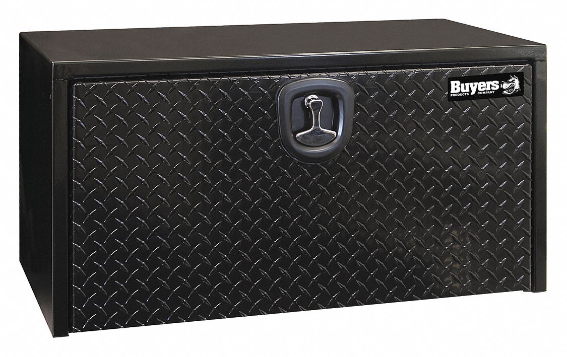 BUYERS PRODUCTS Underbody Truck Box, Steel, Black, Single, 6.7 cu ft ...