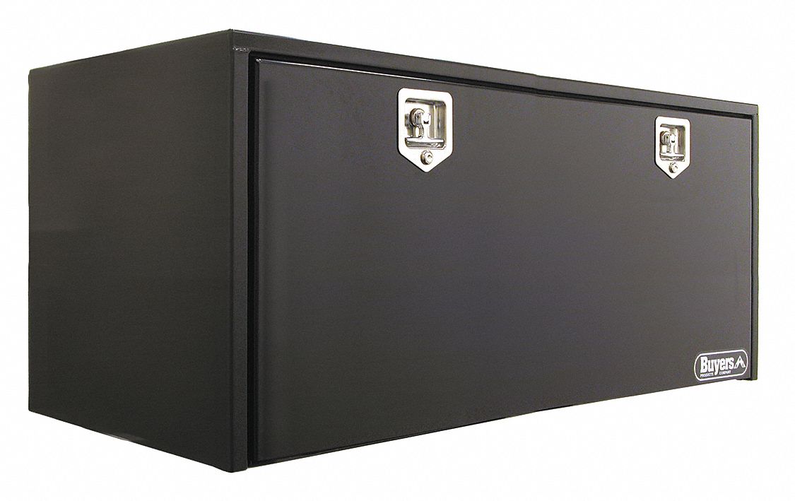 BUYERS PRODUCTS Underbody Truck Box, Steel, Black, Double, 20.0 cu ft