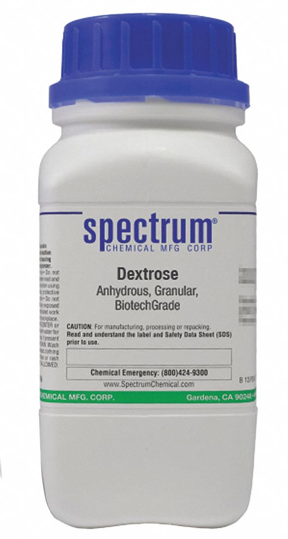 Dextrose, Anhdrs, Grnlr, Biotc, 500g