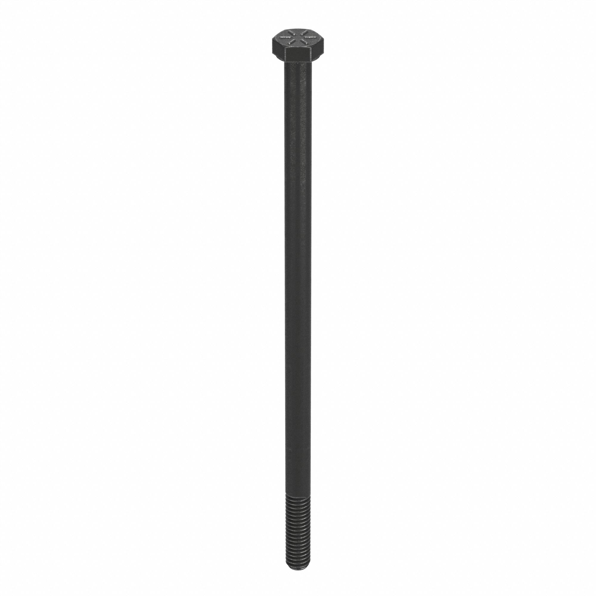 Hex Head Cap Screw: Steel, Grade 8, Black Oxide, 1/4"-20, Coarse, 6 1/2 in lg, Inch, SAE J429, 10 PK