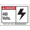 Danger: 480 Volts Signs