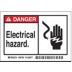 Danger: Electric Hazard. Signs