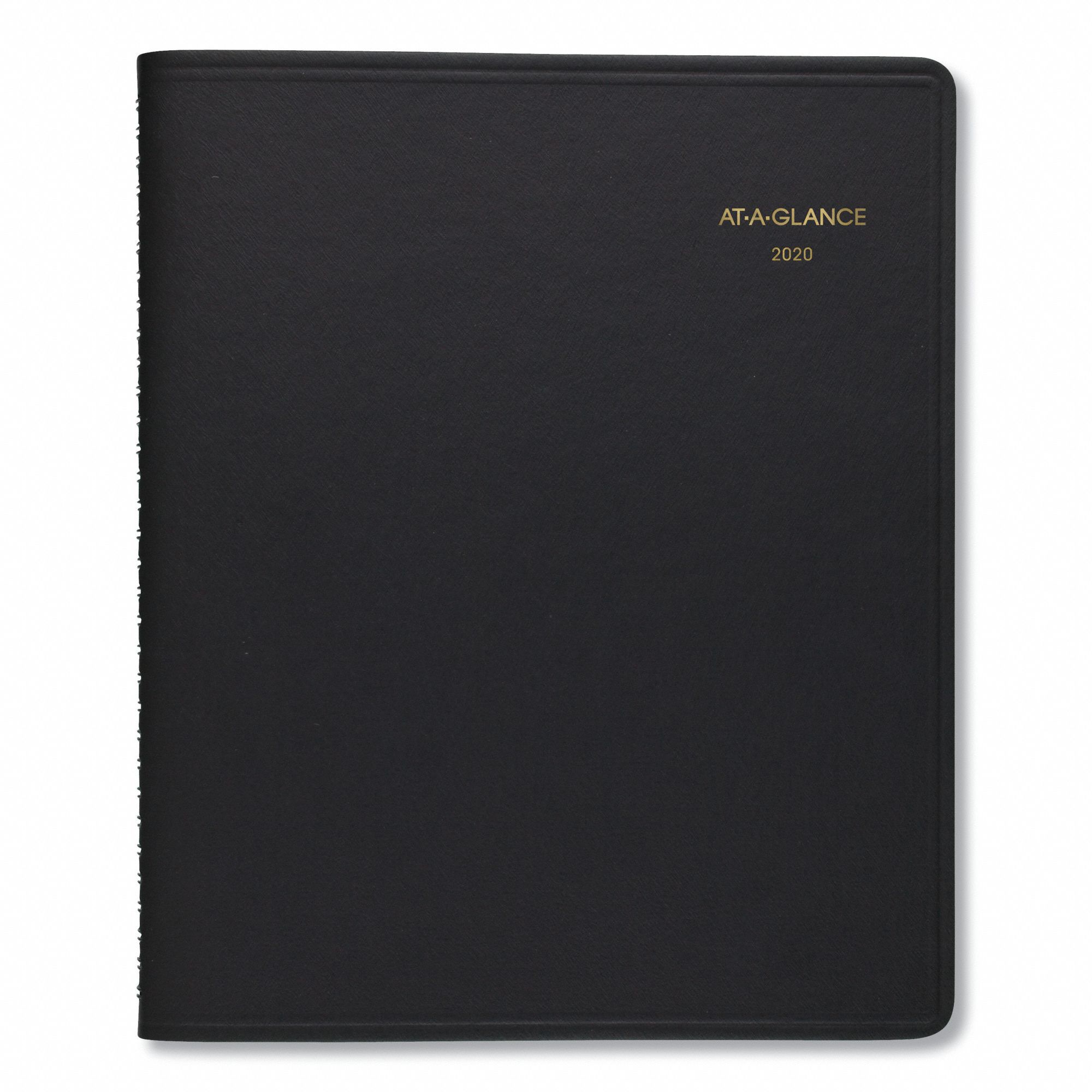 Planner: 12-Month (Jan-Dec) Format, 8 3/4 in Sheet Ht, 7 in Sheet Wd, Black Cover