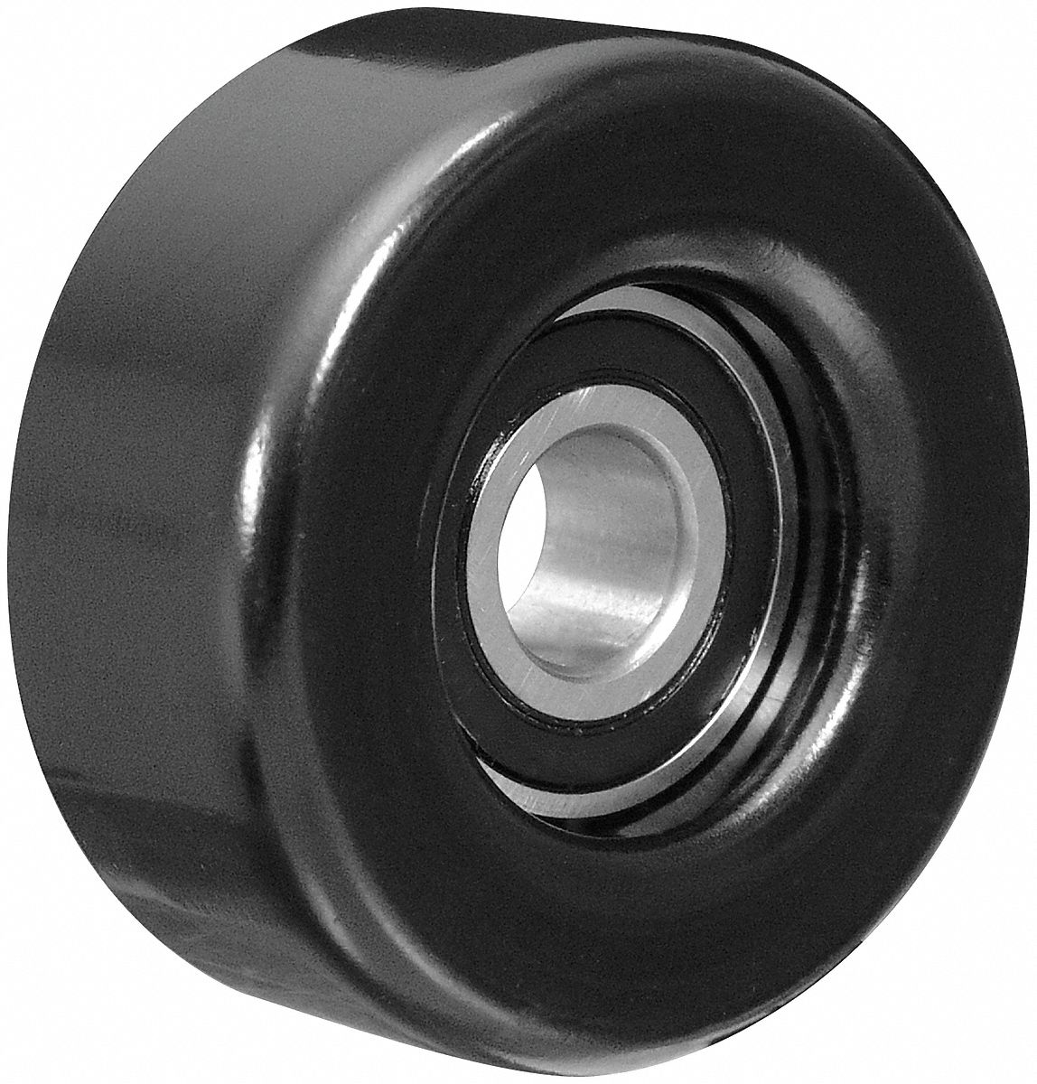 Idler Pulley: Idler Pulley, 89159, Serpentine, Flat, Flangeless Flange, Light Duty, Steel