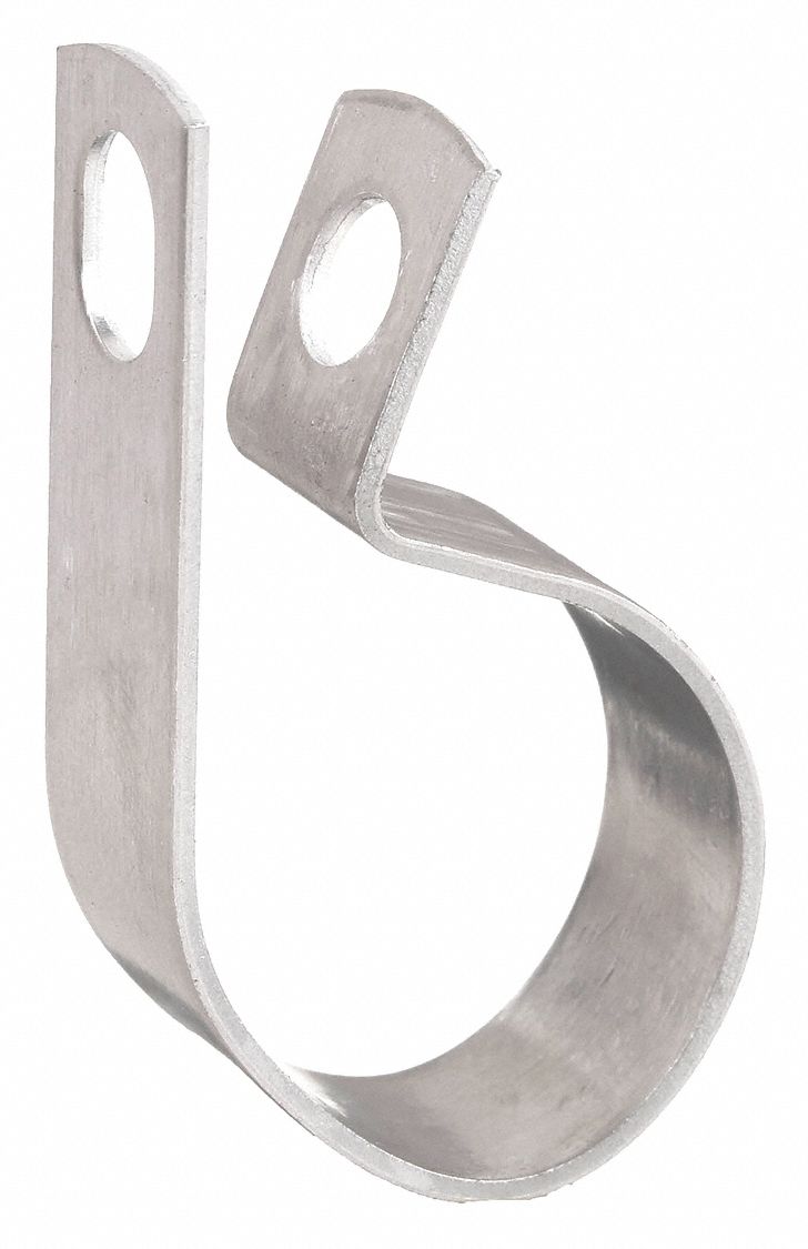 CLAMP,ALUMINUM,DIA 1/4 IN,PK50