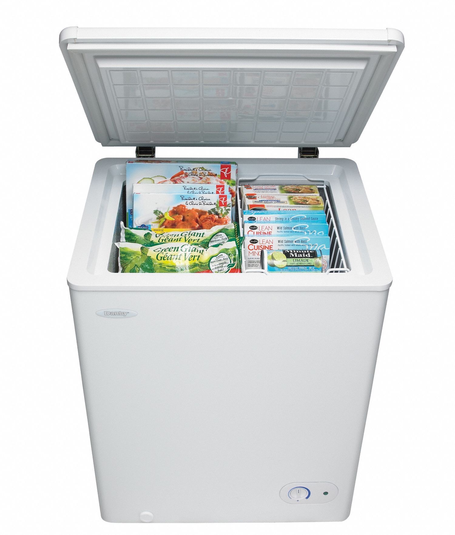 DANBY Compact Chest Freezer, 3.8 Cu. Ft. 6RNR3DCF038A3WDB Grainger